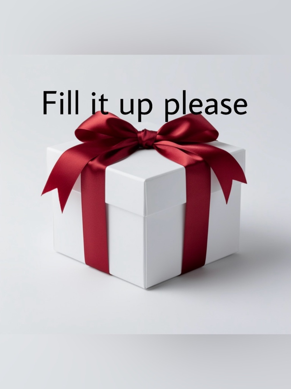 Let’s play “fill the box please “